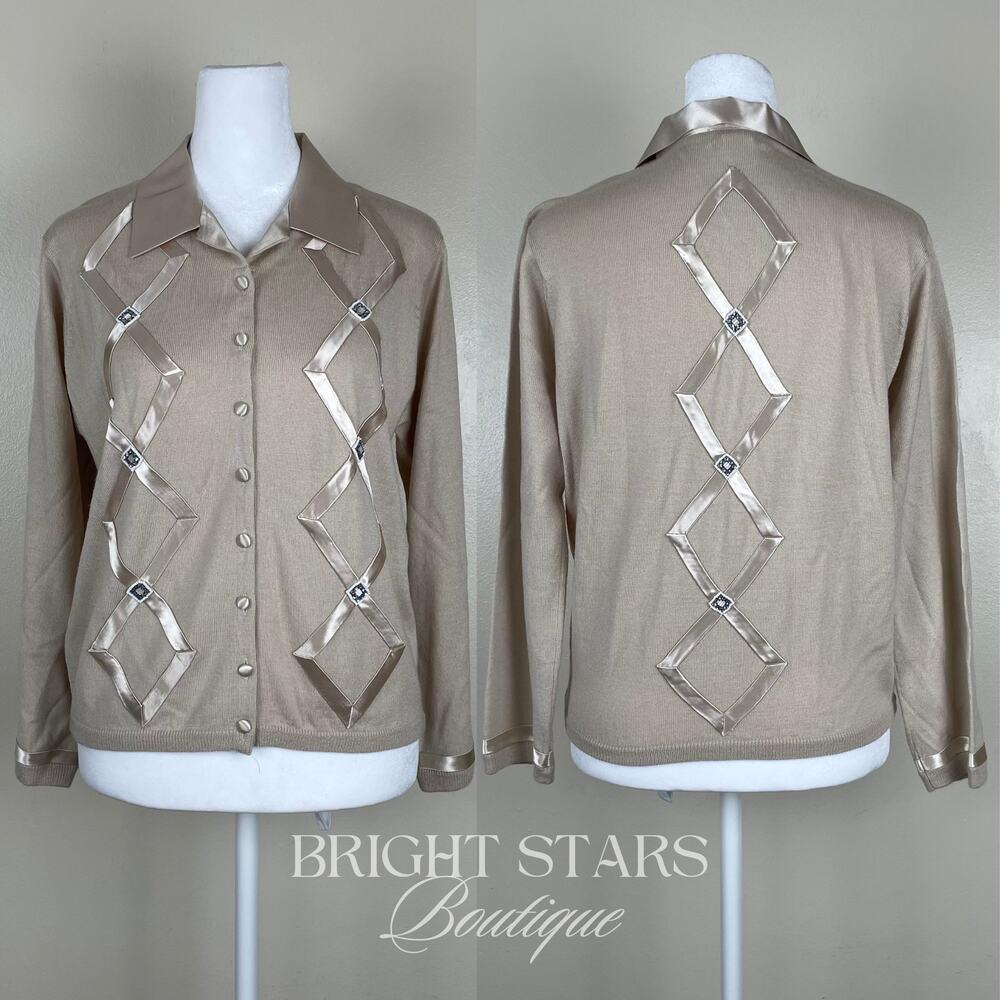 Rare Cardigan ASO Anya Buffy the Vampire Slayer Wool Silk Blend Classic - Picture 5 of 13